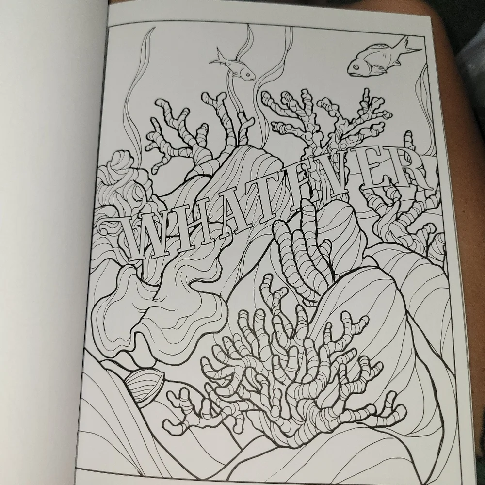 Colorful Swear Word Coloring Book